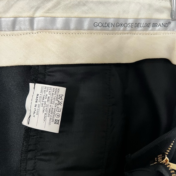 Golden Goose Silk Black Bermuda Shorts - Picture 3 of 7